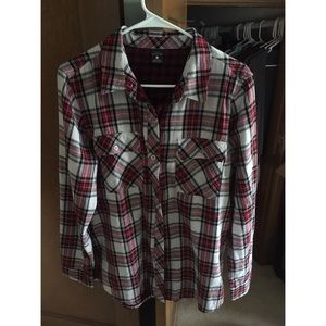 Empyre red grey and white flannel from zumiez